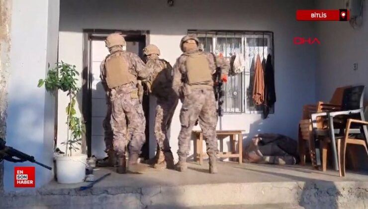 Bitlis merkezli 6 vilayette hata örgütü operasyonu