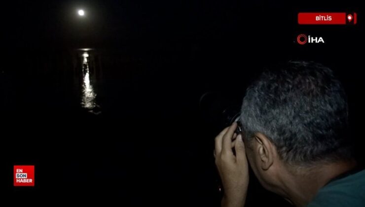 Bitlis’te dolunay görsel şölen sundu