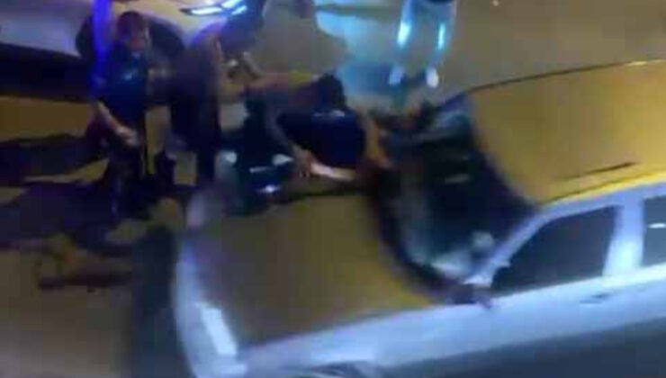 Bursa’da firari mahkuma yönelik düzenlenen operasyonda arabayla polise çarptı