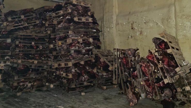 Bursa’da sıhhatsiz et deposu ortaya çıktı