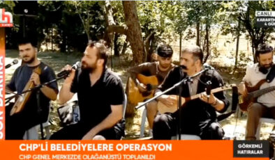 CHP’li belediyelere “yolsuzluk” operasyonunda Halk TV’de müzikli yayınlar
