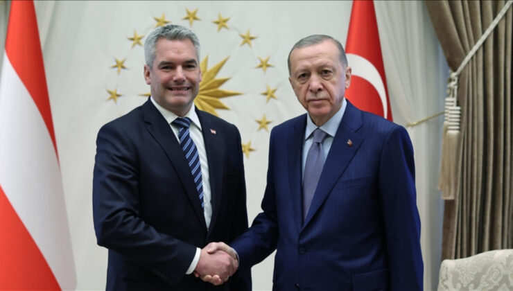 Cumhurbaşkanı Erdoğan, Avusturya Başbakanı Stocker ile görüştü