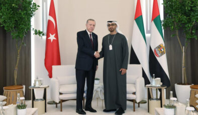 Cumhurbaşkanı Erdoğan, BAE Devlet Başkanı Al Nahyan ile görüştü