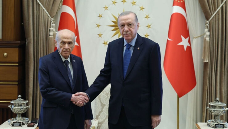 Cumhurbaşkanı Erdoğan ile Devlet Bahçeli görüştü