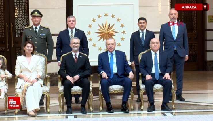 Cumhurbaşkanı Erdoğan’a büyükelçilerden itimat mektubu takdimi