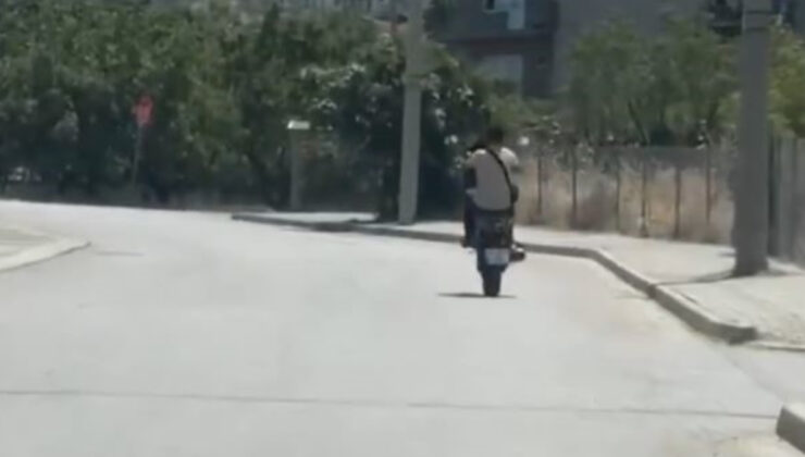 Denizli’de trafikte akrobatik hareketler yapan motosiklet şoförüne para cezası