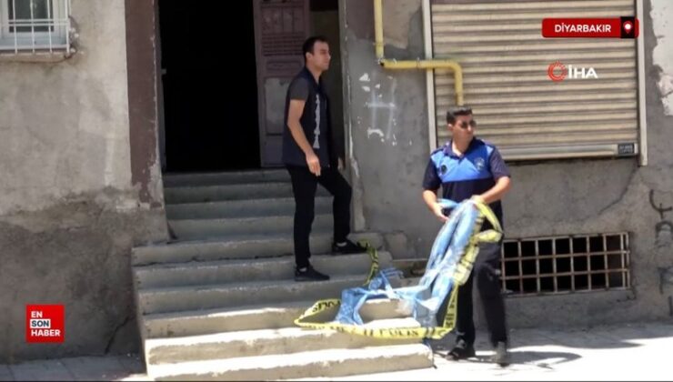 Diyarbakır’da ses geldiği savıyla tahliye edilen apartmana girişler açıldı
