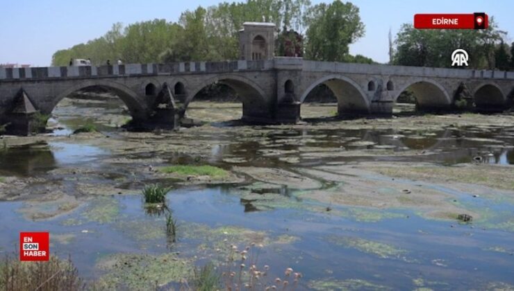 Edirne’de ırmakların debileri geçen yılın tıpkı devrine nazaran yarı yarıya daha düşük