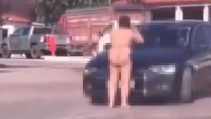 Edirne’de sokağa çıplak formda çıkan bayan, öbür bir bayana saldırdı