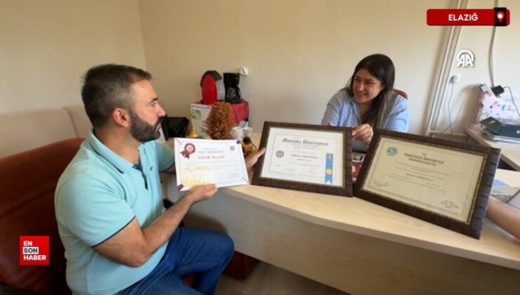 Elazığ’da evvel mühendis, sonra avukat oldu, bu yıl da tıp fakültesini bitirdi