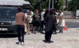 Elazığ’da trafik kazası sonrası yumruklu hengame