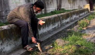 Farelerle olan dostluğuyla biliniyordu: Otobüs durağında meyyit bulundu