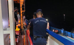 Gemide saklanarak yurt dışına kaçmak isteyen göçmenler kaptanın ihbarıyla yakalandı