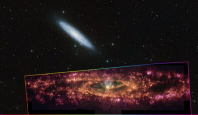 Gök bilimciler, 11 milyon ışık yılı uzaklıktaki bir sarmal galaksinin fotoğrafını çekti