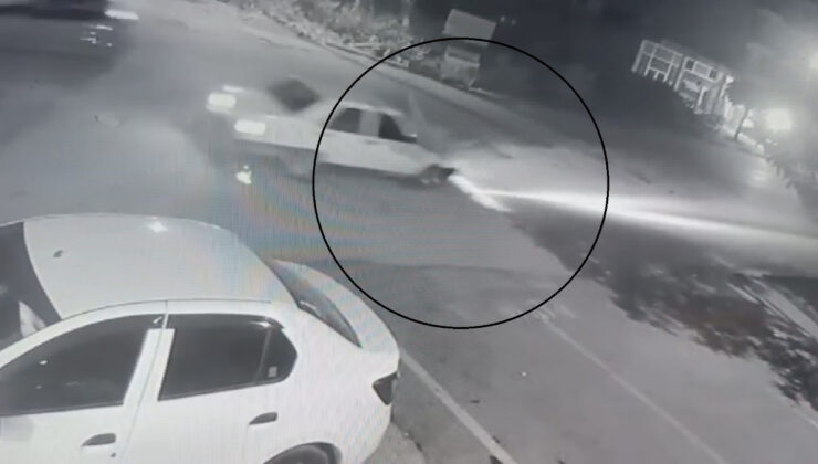 Hatay’da arabanın çarptığı adam metrelerce savruldu