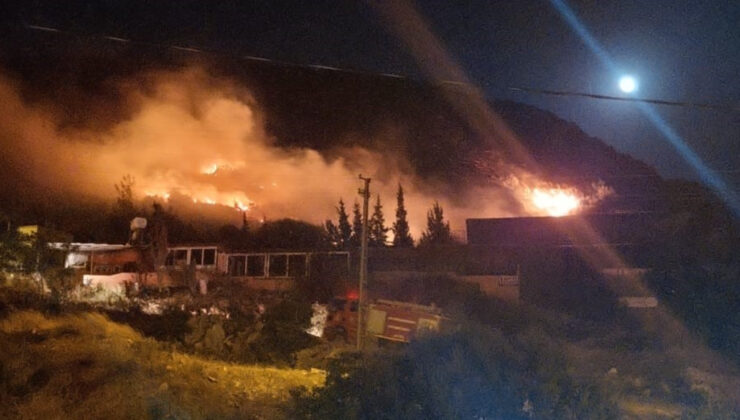 Hatay’da havai fişekli evlilik teklifi yangına neden oldu