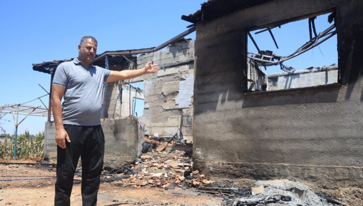 Hatay’da inşaat çalışanının yaptırdığı konut, bir gecede yandı
