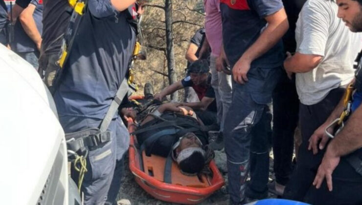 Hatay’da uçurumdan düşen şahıs yaralandı