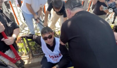 İBB iştiraki firmanın işten çıkardığı çalışanlardan zincirli aksiyon