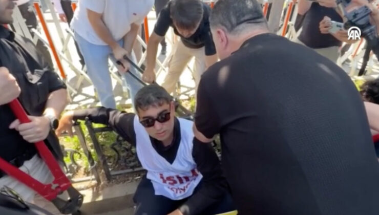 İBB iştiraki firmanın işten çıkardığı çalışanlardan zincirli aksiyon