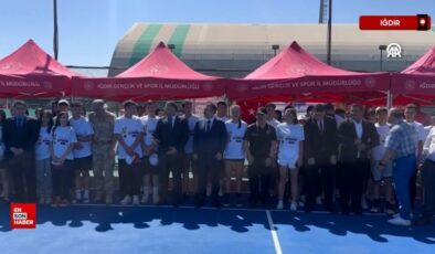 Iğdır’da 5. Kayısı Cup Tenis Turnuvası başladı