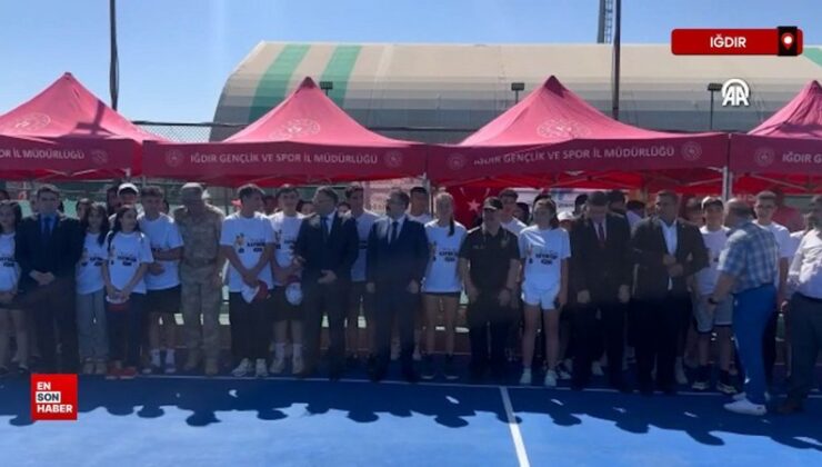 Iğdır’da 5. Kayısı Cup Tenis Turnuvası başladı