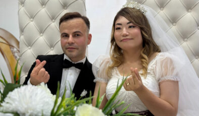 İş için gittiği Japonya’da aşık oldu: Düzce’de evlendi
