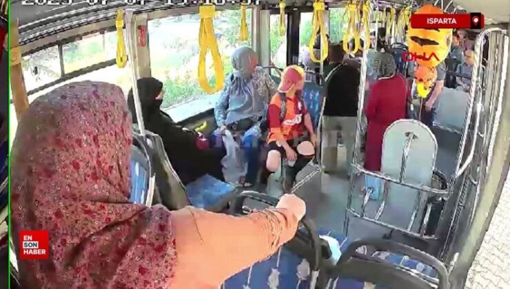 Isparta’da boğazına cips kaçan bebeği, Heimlich hareketiyle kurtardı