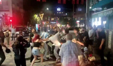 Isparta’da motosiklet şoförü ile yaya ortasında tekme ve yumruklu hengame