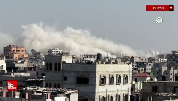 İsrail’in Gazze’nin güneyine havadan ve karadan atakları sürüyor