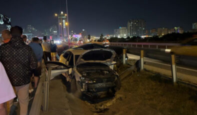 İstanbul Beylikdüzü’nde makas atan araba kazaya sebep oldu