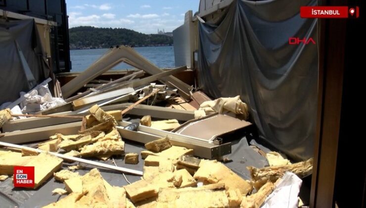 İstanbul Boğazı’ndaki kaçak yapıların yıkım çalışmaları başladı