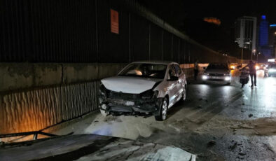 İstanbul Sarıyer’de makas atan şoför zincirleme kazaya sebep oldu: 2 yaralı
