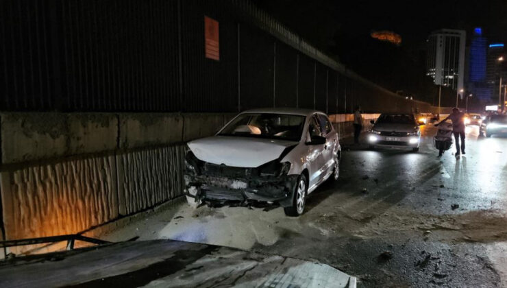 İstanbul Sarıyer’de makas atan şoför zincirleme kazaya sebep oldu: 2 yaralı