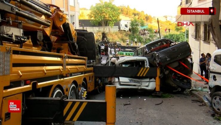 İstanbul’da denetimden çıkan vinç dehşet saçtı