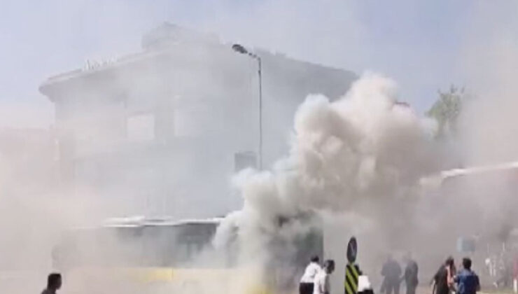 İstanbul’da İETT otobüsünde yangın