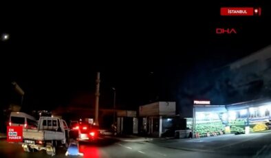 İstanbul’da seyir halindeki kamyonetten atladı