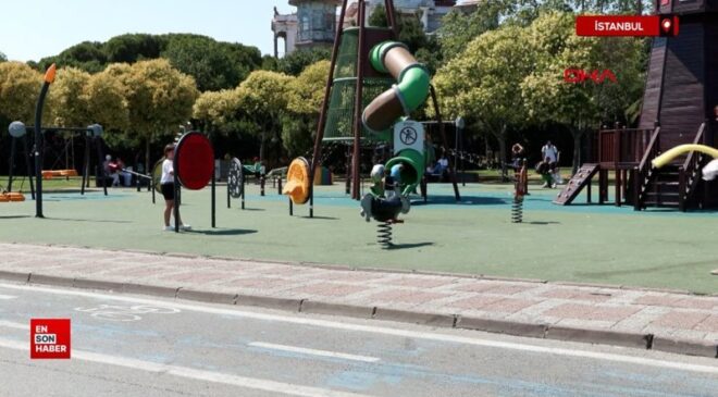 İstanbul’da sıcak havadan bunalanlar kıyılara akın etti