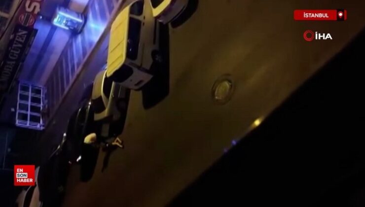 İstanbul’da tartıştığı bayanı yerde sürükledi