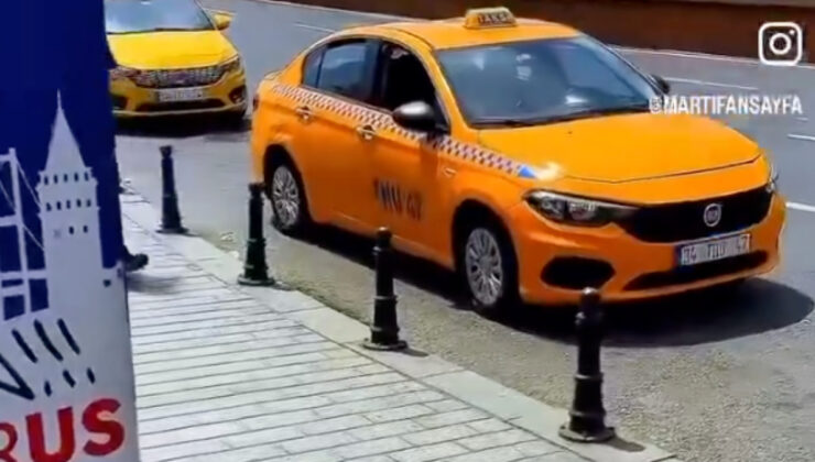İstanbul’da turisti dolandırmaya çalışan taksiciler
