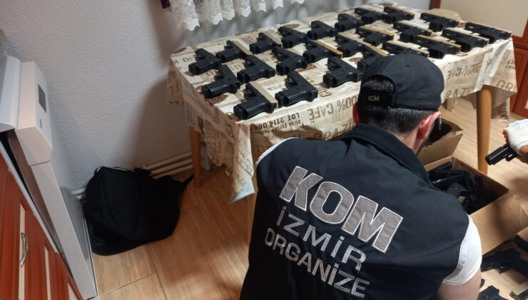 İzmir’de yasa dışı silah ticareti operasyonu