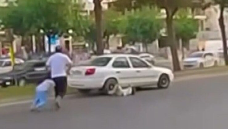 Kahramanmaraş’ta babalarıyla yolun karşısına geçen çocuklara araba çarptı