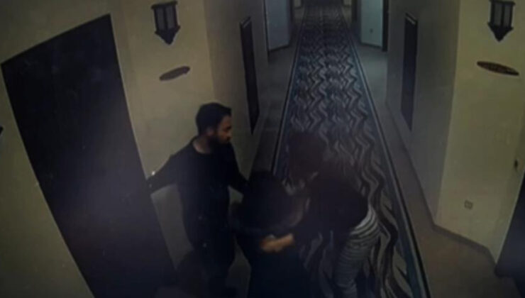 Kartalkaya’daki yangında otelin yöneticisinin ailesiyle kaçtığı anlar