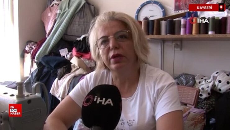 Kayseri’de baba-oğul bayan terzinin iş yerini basıp darbetti