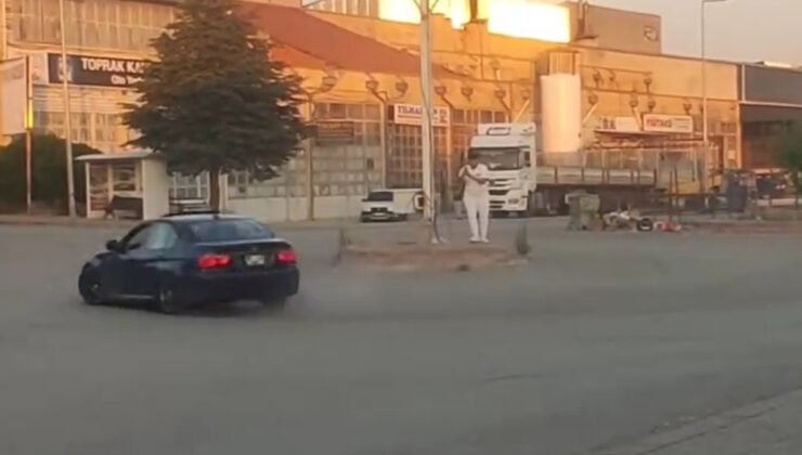 Kırşehir’de drift atan şoför cezadan kaçamadı