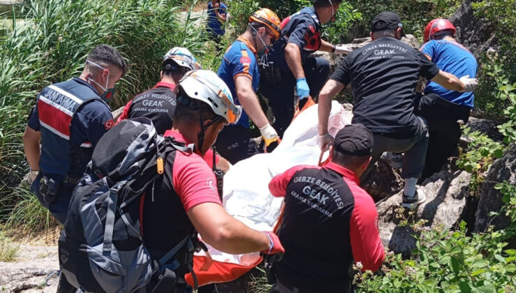 Kocaeli’de kayalıklar ortasında erkek cesedi bulundu