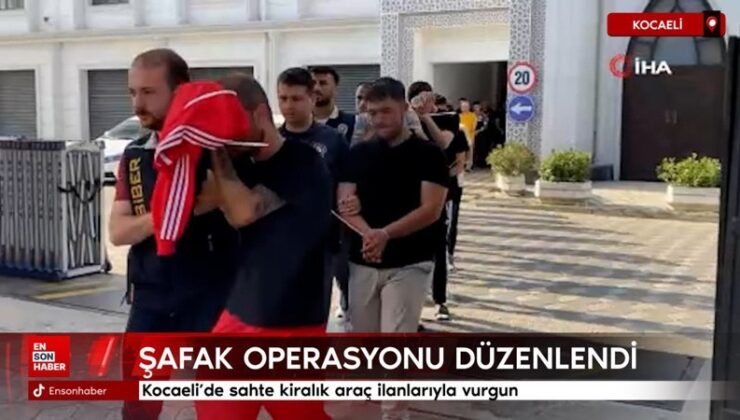 Kocaeli’de uydurma kiralık araç ilanlarıyla vurgun