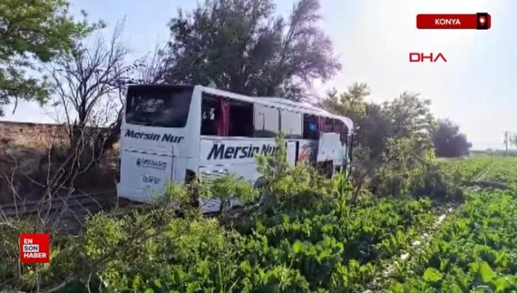 Konya’da otobüs kazası