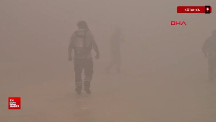 Kütahya’da bor fabrikasında yangın çıktı