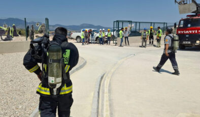 Kütahya’da bor fabrikasında yangın çıktı